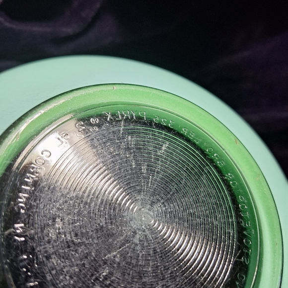 PYREX MIXING BOWL MINT GREEN CLEAR BOTTOM 2.5 - Picture 4 of 17